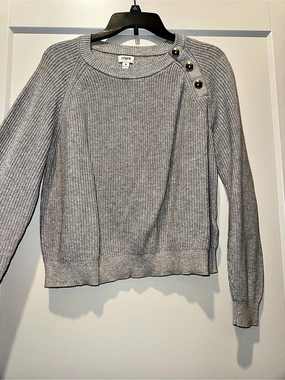 J.Crew Chateau Sweater or Shoulder Button Sweater Chateau Shoulder Button
